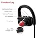 Tqka Bluetooth Headphones, IP67 Waterproof Sweatproof Wireless Sports Earphones, Bluetooth V4.1 HD Stereo w/Mic Earbuds with 8-Hour Playtime and Noise Cancellation for Gym, Running, Workout