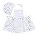 Newborn Baby Chef Outfit Clothes, Besutana Newborn White Cook Chef Costume Prop Knit Crochet Photopraphy Dress Handmade