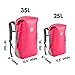 Skog Å Kust BackSak Heavy Duty Waterproof Backpack - Gear Bag for Sports, Travel, & More - 35L Pink