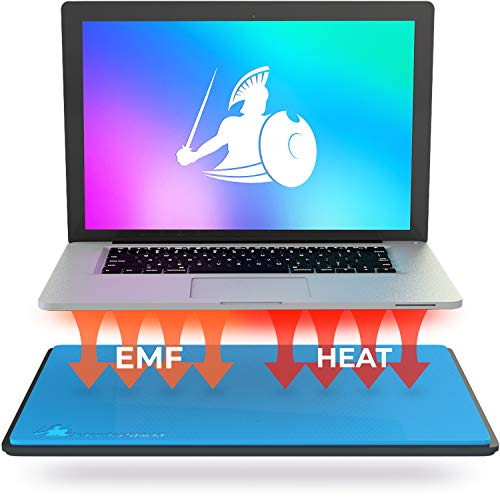 DefenderPad Laptop EMF Radiation Protection & Heat Shield by DefenderShield - Anti Radiation Laptop Computer Pad & EMF Blocker Lapdesk Compatible up to 17" Chromebook, MacBook - Thumbnail 2