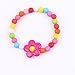 Unijew Kids Jewelry Colorful Flower Fashion Jewelry for Girls Necklace Bracelet Set For Little Girls Children