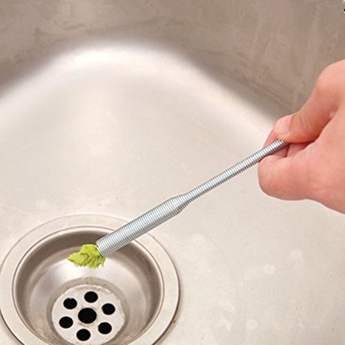 Samoii Clog Remover Drain Relief Auger Cleaner Tool,Sink Drain Cleaning Brush, Sewer Hair Catcher for Bathroom Tub, Toilet,Clogged Drains, Dredge Pipe, Sewers,Sink, Kitchen (C#62.9inch)