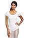 Capezio womens Tb133 athletic leotards, White, Medium US
