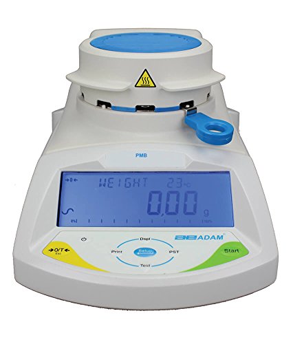 Adam Equipment PMB 202 Moisture Analyzer, with Halegon Lamp, 200g Capacity, 0.01g Readability