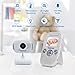 CasaCam BM100 Video Baby Monitor with Digital ClipCam, Two-Way Audio, Automatic Night Vision, Temperature Monitoring, Night Light and Lullabies