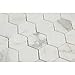 Calacatta Gold (Italian Calcutta) Marble 2 inch Hexagon Mosaic Tile, Honed