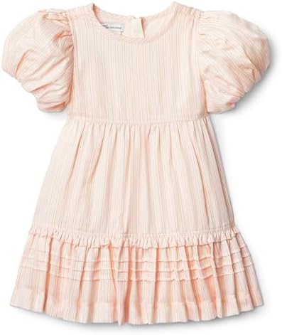 Amazon.com: Blueberi Bluberi Infant & Toddler Girls Striped Satin Christmas  Holiday Dress & Cape 12m Red: Clothing, Shoes & Jewelry
