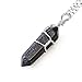 Natural Gemstone Necklace Healing Crystals Reiki Chakra Cut 18-20 Inch Gemstone Pendant Necklace (1pc) Great Gift