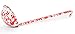 Enamelware Ladle, 12 inch, Red/White Splatter