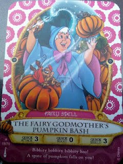 Sorcerers Mask of the Magic Kingdom Game, Walt Disney World - Card #18 - The Fairy Godmother's Pumpkin Bash