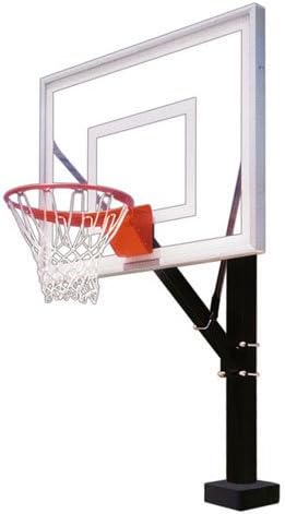 First Team HydroSport II Swimming Pool Side Basketball Hoop with 48 Inch Acrylic Backboard