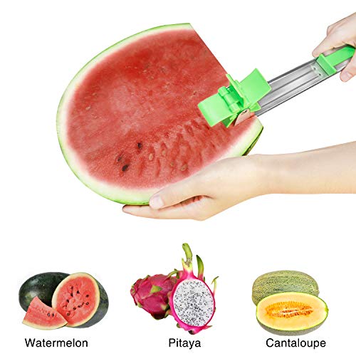 image for Watermelon Slicer Fruit Knife-PATENTED-RUCACIO Melon and Cantaloupe Fr