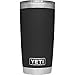 YETI Rambler 20 oz Stainless Steel Vacuum Insulated Tumbler with Lid, Black