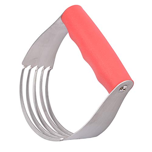 MUZOCT Dough Blender Pastry Cutter Professional Flour Mixer with Stainless Steel Blades for Pasta, Pie Crust and Cake