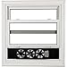 Holmes Thin Window Fan with DC Reverse Motor, HWF0505DR-BU