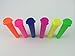 Set of (9) Neon Cute Containers Poppers Minis Medical Rx Prescription Vial Tube Doob Waterproof Odor Proof 3.75