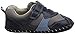 pediped Originals Franklin Casual Sneaker (Infant), Navy/Grey, Small (6-12 Months)