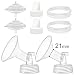 Maymom Pump Parts Compatible with Spectra S2 Spectra S1 Spectra 9 Plus Breastpump, Flange (21mm) Valve Tubing Backflow Protector, Not Original Spectra Pump Parts Not Original Spectra S2 Accessories