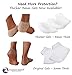 Gel Heel Cushions for Heel Pain Relief I Plantar Fasciitis Heel Cups I Silicone Cup Pads for Heel Spurs I Heel Pain Relief Insoles for Sore or Bruised Feet I Heel Pads for Women & Men Fits Most (2mm)