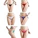 Lady Color Women Sexy Thongs Underpants High Elasticity Panty G-String Underwear Set of 6 (Series A)