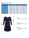 BELAROI Women's Plus Size Dress Fall Casual Swing 3/4 Sleeve T Shirt Loose Tunic Dress (1X, Navy Blue)