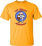 X-Large Gold Adult Los Pollos Hermanos Breaking Bad Inspired T-Shirt