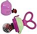 Baby Food Feeder Grow With Me Set | Baby Fruit Feeder | Baby Teething Toy | Silicone Teether Nibbler | 2 Extra Nipples | Free E-Book (Petal Pink)