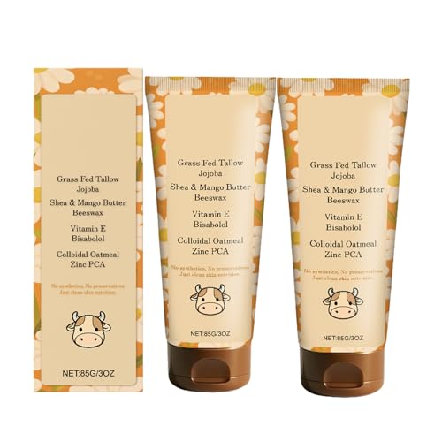 Colloidal Oatmeal, Tallow Glow Balm With Colloidal Oatmeal, Colloidals Oatmeals Deep Nourishment To Support Skin'S Natural Barrier, Soothes And Replenishes Dry Skin 3 Oz (1)