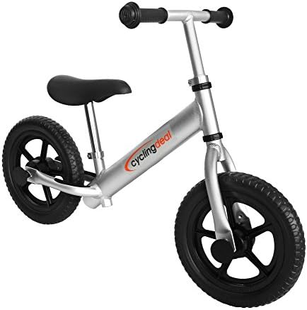 Alloy Kids Push Balance No-Pedal Bike 12"