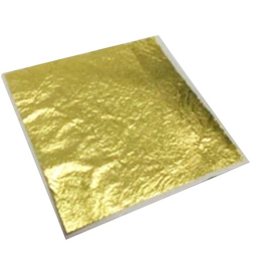 100 x Gold Leaf Sheets 24k Design Art Craft lot Imperfect Leaves