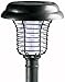 TurboTech Solar Powered Outdoor Electronic Bug Zapper Pest Control, Insect, Mosquito and Fly Killer with LED UV Light and 1 Year Warranty