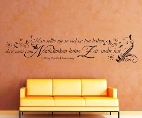 Wandtattoo Spruch Zeit Zum Nachdenken Sprüche Aufkleber