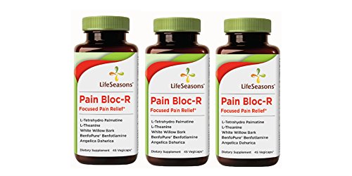 LifeSeasons Pain Bloc-R (Focused Pain Relief) - 45 VegiCaps -3 Pack