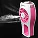 D-FantiX Handheld Fan Battery Operated Portable Water Misting Fan Personal Mister Fan with Cooling Mist Humidifier and Fan USB Powered for Beauty, Home, Office and Travel (Pink)