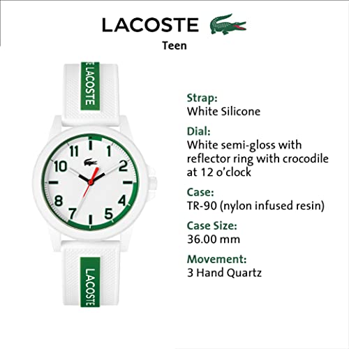Lacoste Rider Kids' Quartz Watch - TR90 Case - Rubber Strap