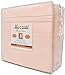 Mezzati Brushed Microfiber Bed Sheet Set - Ultra Soft and Lightweight for Ultimate Sleep Comfort, Wrinkle Free and Color Fade Resistant, 4 Piece Set (Peach,Queen Size)