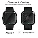 AKWOX [4 Pack] Compatible with for Fitbit Versa Tempered Glass Screen Protector, [0.3mm 2.5D High Definition] Screen Protector for Fitbit Versa [9H Hardness] [Crystal Clear] [Scratch Resist]