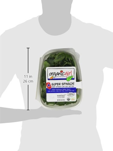 Organicgirl Super Spinach, 5 oz Clamshell - Thumbnail 5