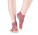 laviesimple 5 Pairs Toeless Yoga Pilates Socks Non Slip Skid Barre Sock with Grips for Women & Men …