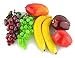 JEDFORE Mixture of Artificial Apple Banana Cherries Mango Grape Lifelike Simulation Realistic Fake Fruit for Home Decoration
