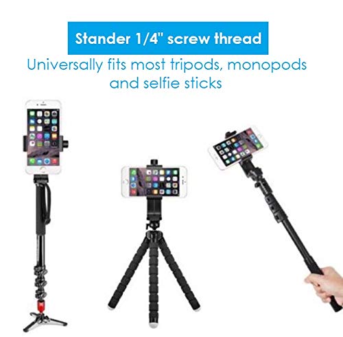 P46 Digital Bundle - Bluetooth Camera Remote Control and Universal Holder for Cell Phone Mount, Camera Shutter Remote and Phone Tripod Mount, Bluetooth Remote Android and iPhone Remote Camera Control