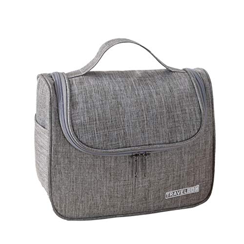 Hanging Travel Toiletry Bag for Women and men Large Cosmetic Makeup Travel Organizer Bag for Bathroom Shower (M, Light Grey) 1 Hanging Travel Toiletry Bag for Women and men Large Cosmetic Makeup Travel Organizer Bag for Bathroom Shower (M, Light Grey)
