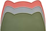 OHMO Cat Food Mat Silicone Waterproof Non-Skid 46x25 cm Camouflage Green view 5