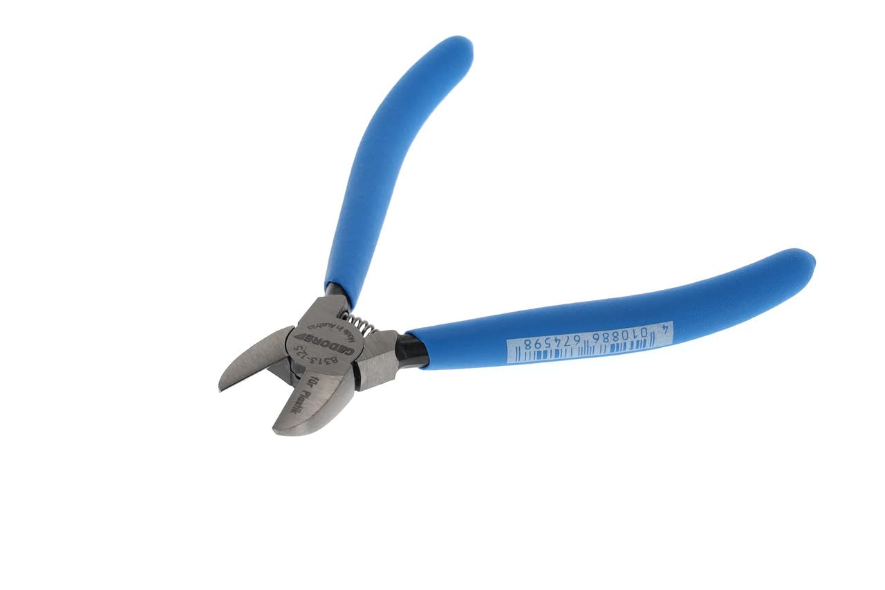 GEDORE Side cutter for plastic, Self-opening, 140 mm long, Non-slip grips, 8313-140 TL