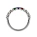 NANA U'r Family Ring 1 to 9 Simulated Birthstones in Sterling Silver or Solid 10k Gold