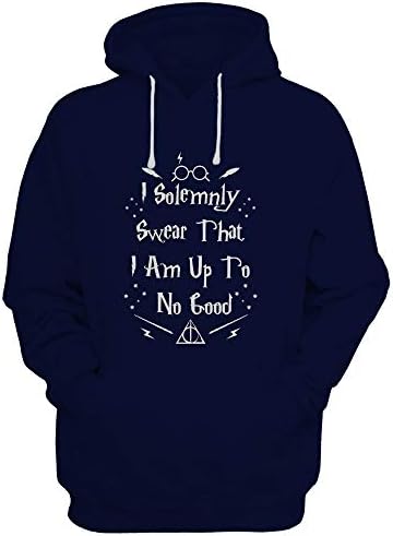 Being Desi Harry Potter Hoodie Sweatshirt: I Solemnly Swear Hoodie Sweatshirt for Men and Women.