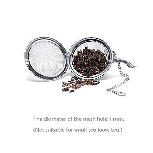 Cloudyfocus Mesh Tea Ball Strainers & Tea Scoop 2pcs, Stainless Steel