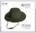 Boonie Safari Sun Hat for Men & Women - UPF 50 Sun Protection - Wide Brim Summer Hat. Waterproof for Fishing, Hiking, Camping, Boating & Outdoor Adventures. Moisture Wicking Nylon Keeps You Cool