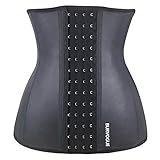Steel Boned Corset,Waist Training Corset,Black 5,Large,Black 5,Large