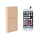 USHINING LCD Display Touch Screen Digitizer Complete Assembly Replacement for iPhone 6 4.7 inch White, Free Repair Tools